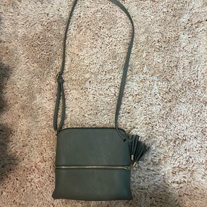 grey purse